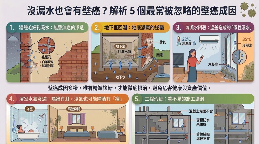5 個最常被忽略的壁癌成因